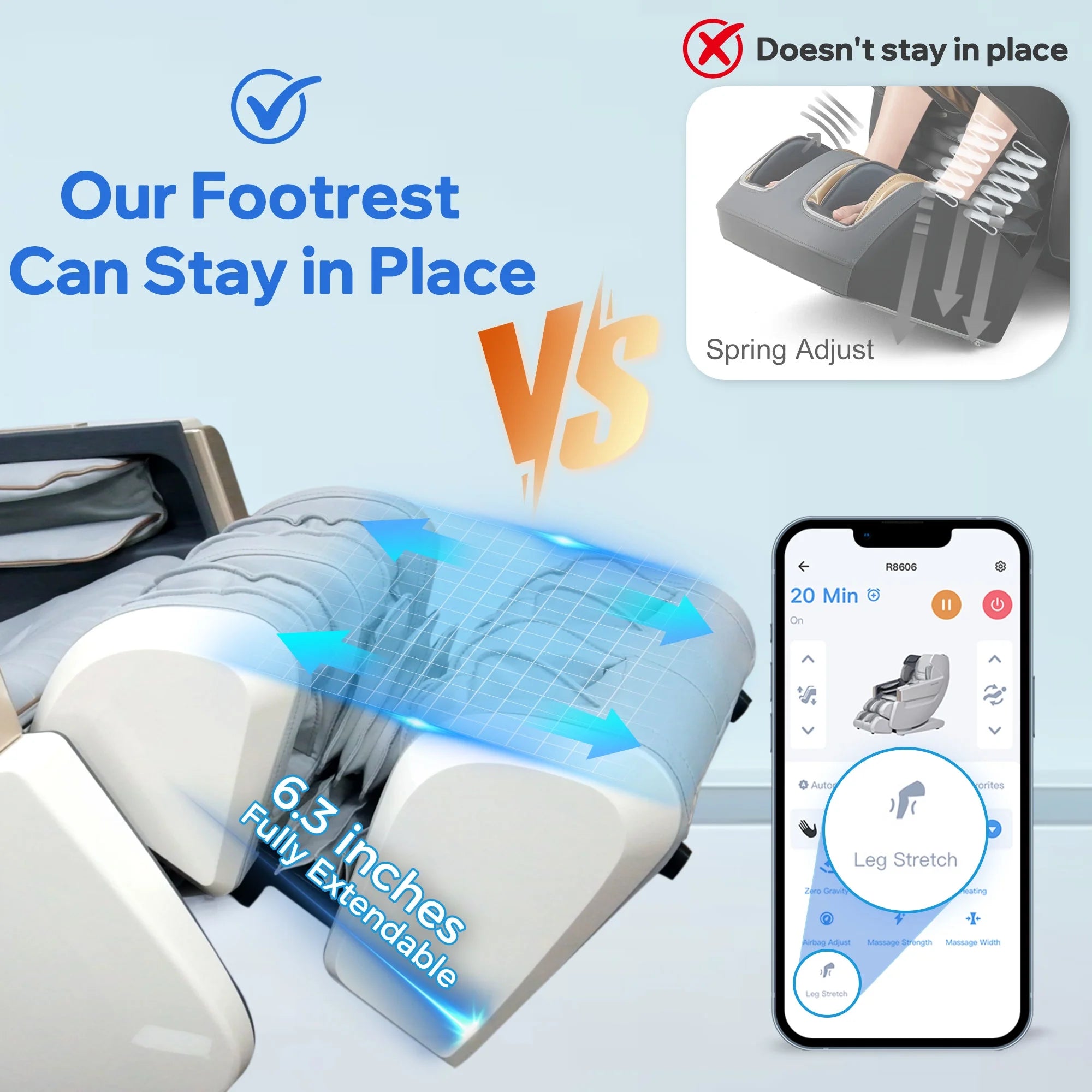 4D Full Body Massage Chair Zero Gravity Shiatsu Recliner,Sl Track Massage Chair with Heating,Leg Auto Extension,Bluetooth,Ai Voice and APP Controller,White