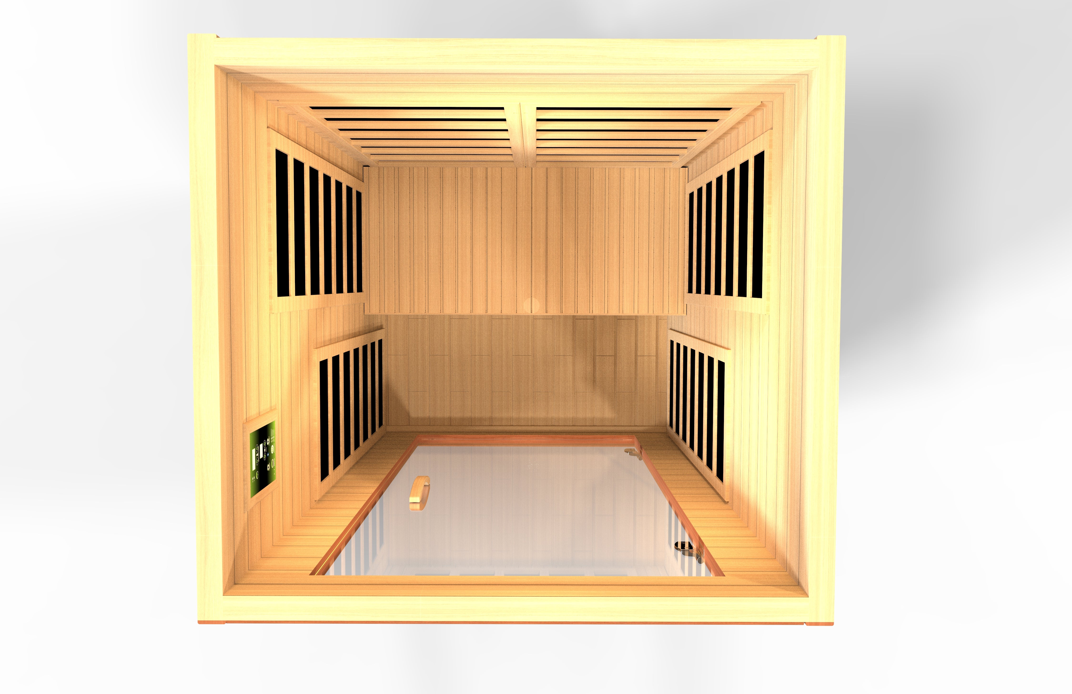 Dynamic Avila 1-2-person Low EMF (Between 5-10MG) FAR Infrared Sauna (Canadian Hemlock)
