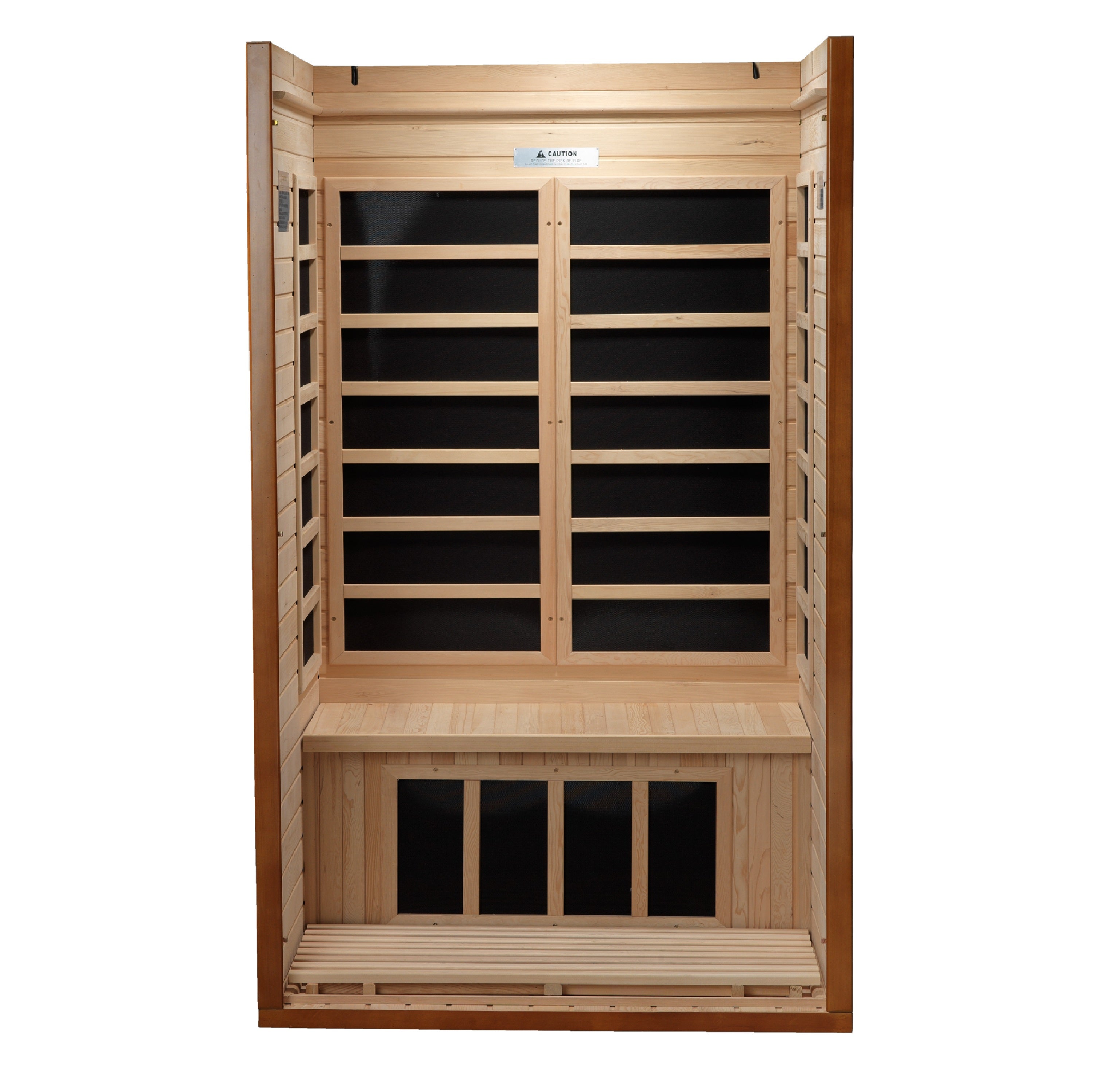 Dynamic Barcelona Elite 1-2-person Ultra Low EMF (Between 3-5MG) FAR Infrared Sauna (Canadian Hemlock)