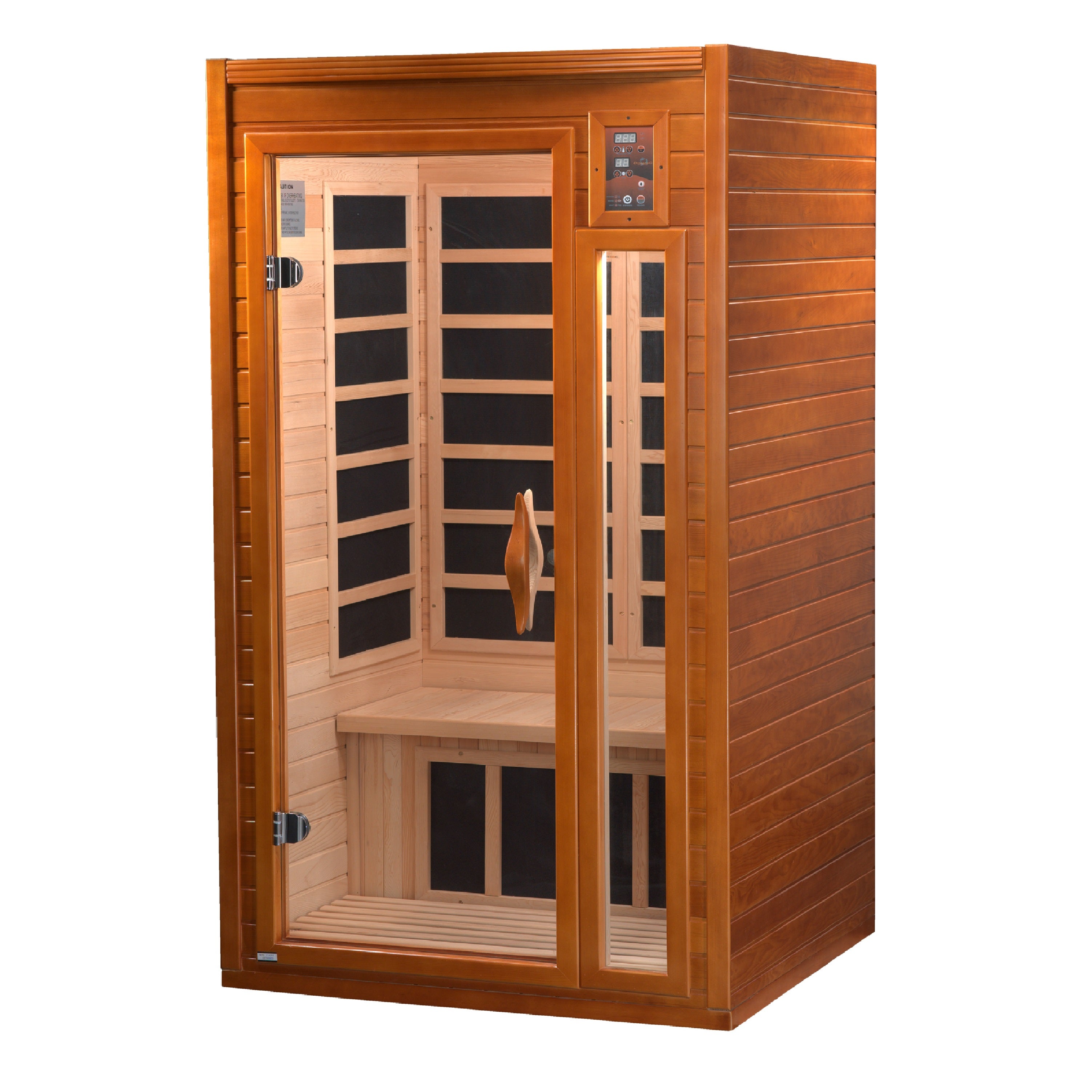Dynamic Barcelona Elite 1-2-person Ultra Low EMF (Between 3-5MG) FAR Infrared Sauna (Canadian Hemlock)