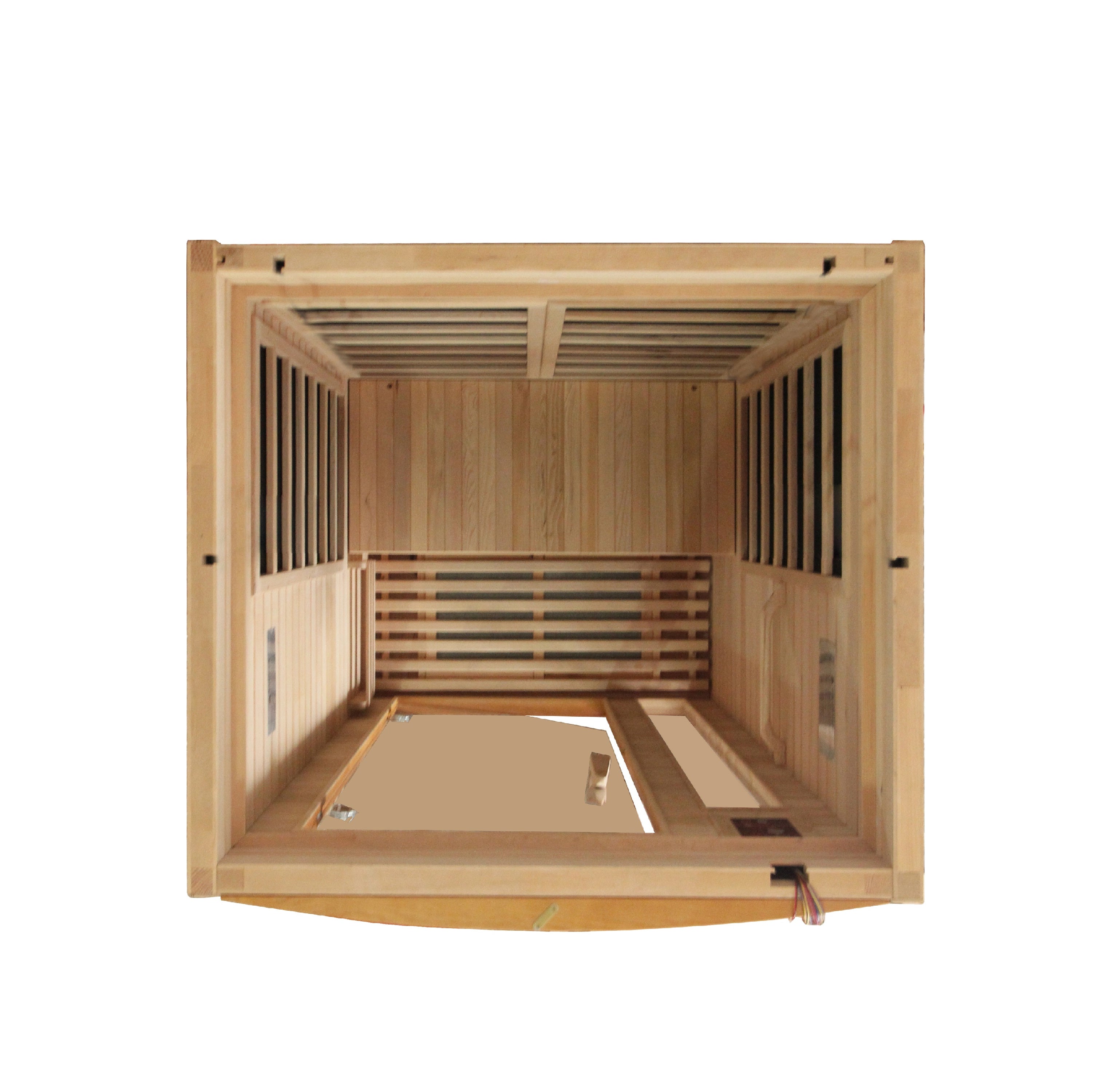 Dynamic Barcelona Elite 1-2-person Ultra Low EMF (Between 3-5MG) FAR Infrared Sauna (Canadian Hemlock)