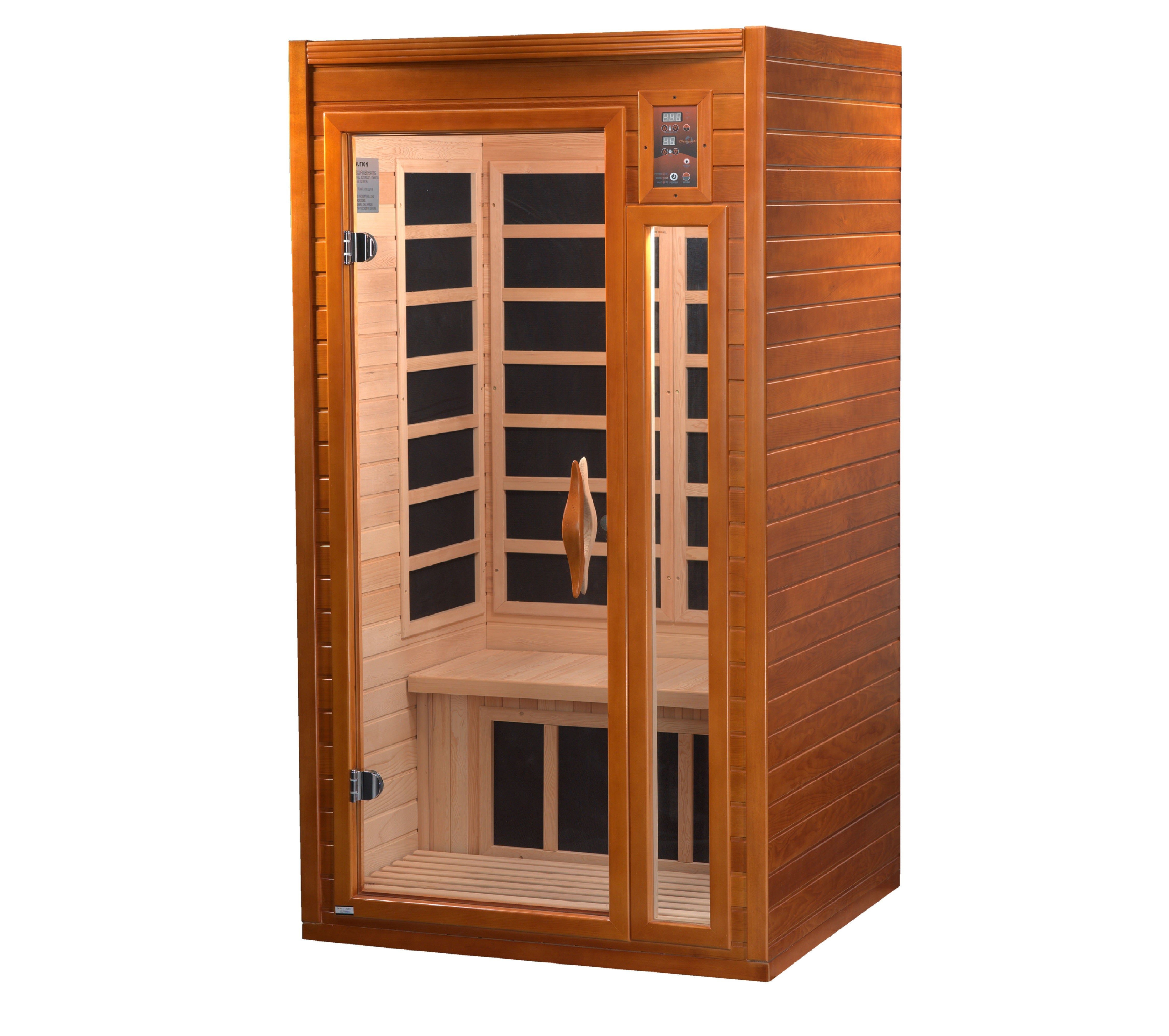 Dynamic Barcelona Elite 1-2-person Ultra Low EMF (Between 3-5MG) FAR Infrared Sauna (Canadian Hemlock)