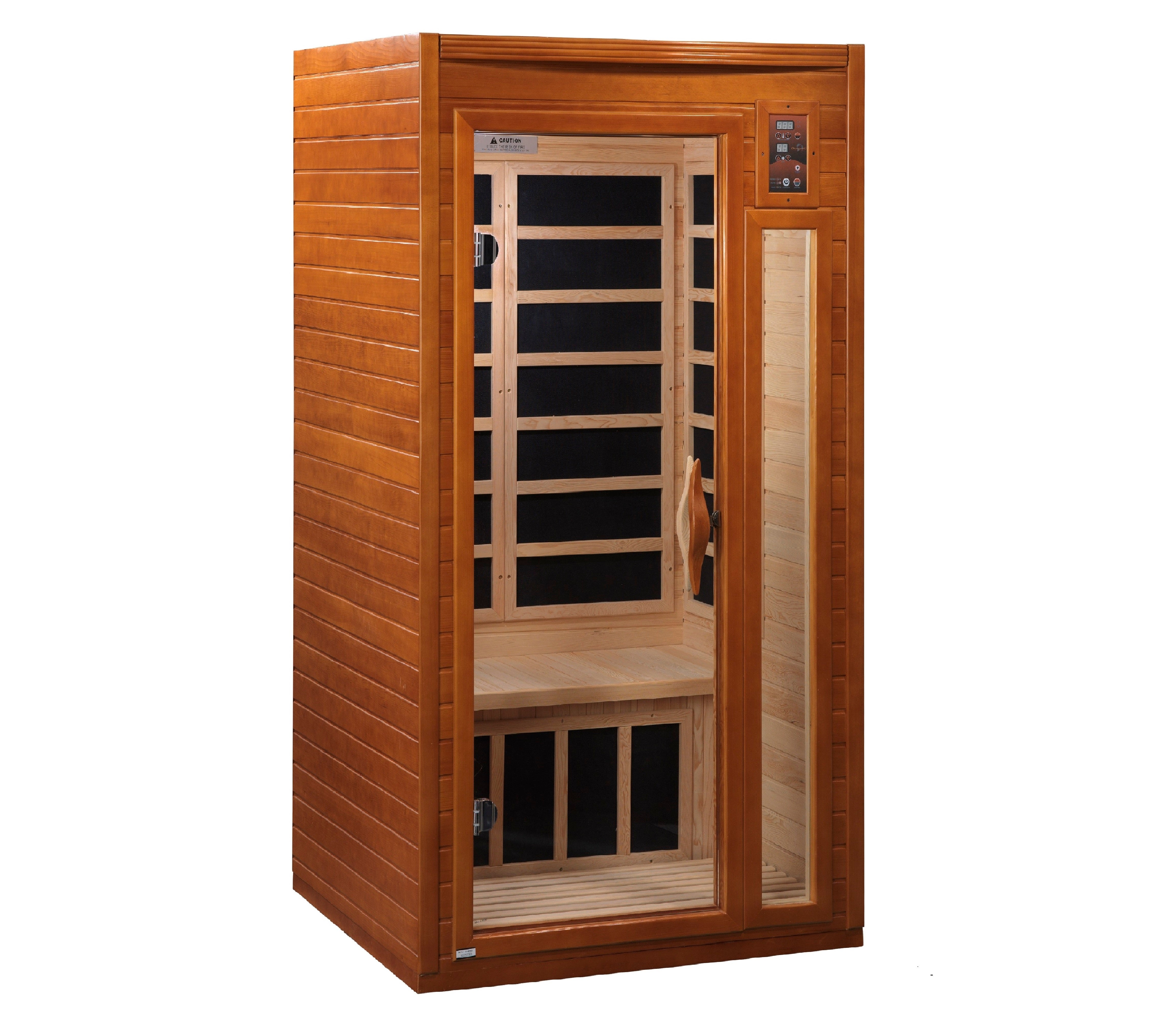 Dynamic Barcelona Elite 1-2-person Ultra Low EMF (Between 3-5MG) FAR Infrared Sauna (Canadian Hemlock)