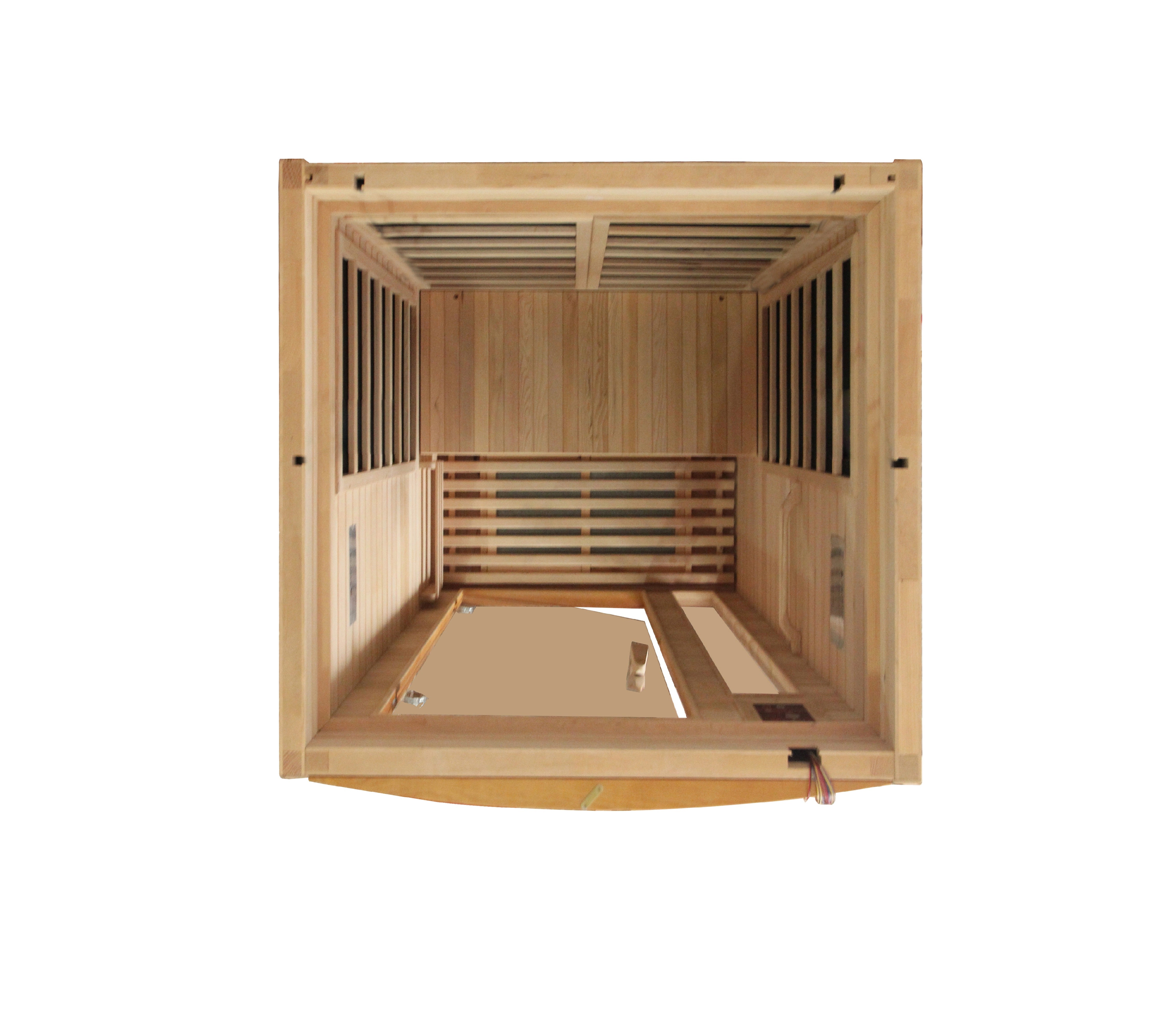 Dynamic Barcelona Elite 1-2-person Ultra Low EMF (Between 3-5MG) FAR Infrared Sauna (Canadian Hemlock)