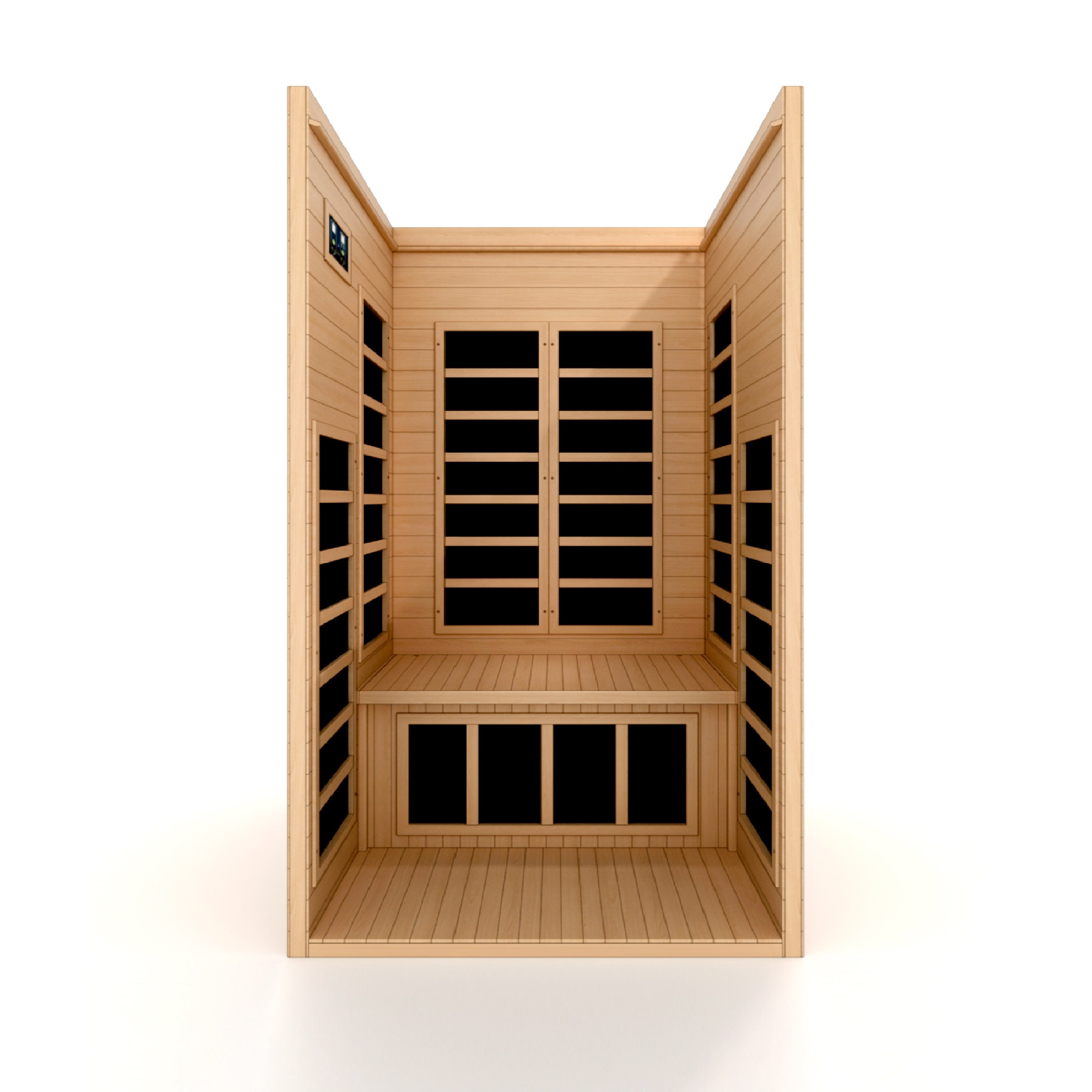 Dynamic Gracia Elite 1-2-person Ultra Low EMF (Between 3-5MG) FAR Infrared Sauna (Canadian Hemlock)
