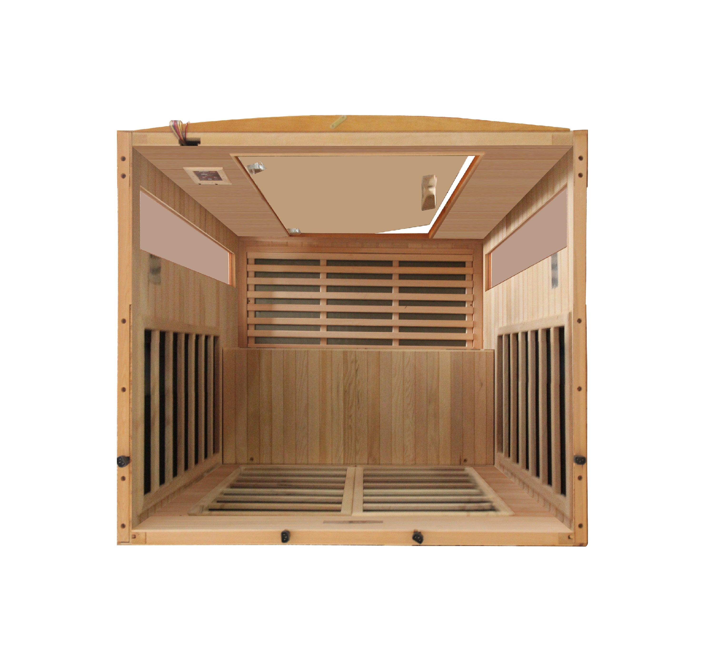 Dynamic Cordoba Elite 2-person Ultra Low EMF (Between 3-5MG) FAR Infrared Sauna (Canadian Hemlock)