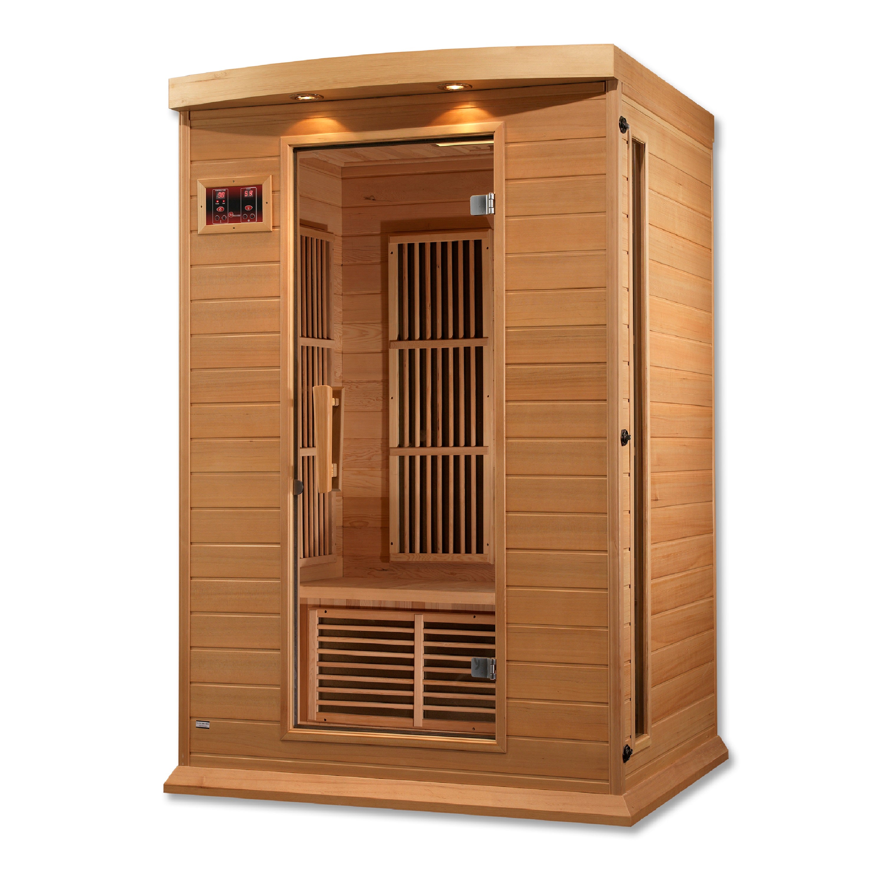 Maxxus 2-Person Near Zero EMF (Under 3MG) FAR Infrared Sauna (Canadian Red Cedar)