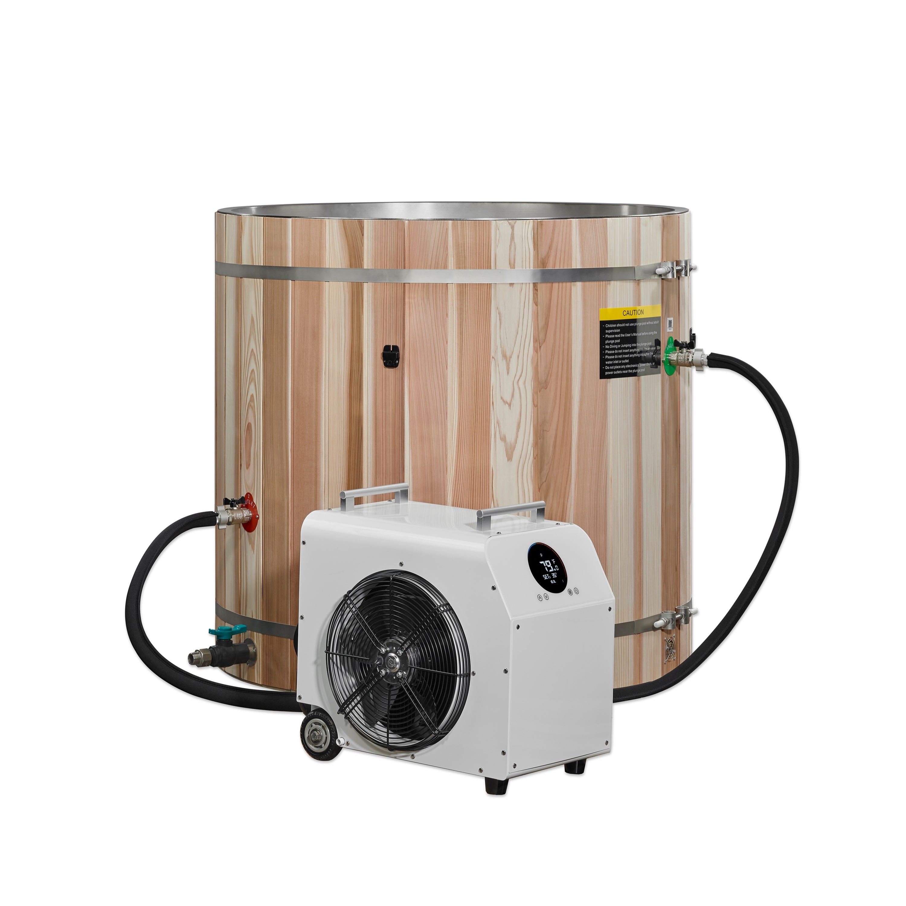 DCT Barrel - 304 Stainless Steel with Pacific Cedar Exterior