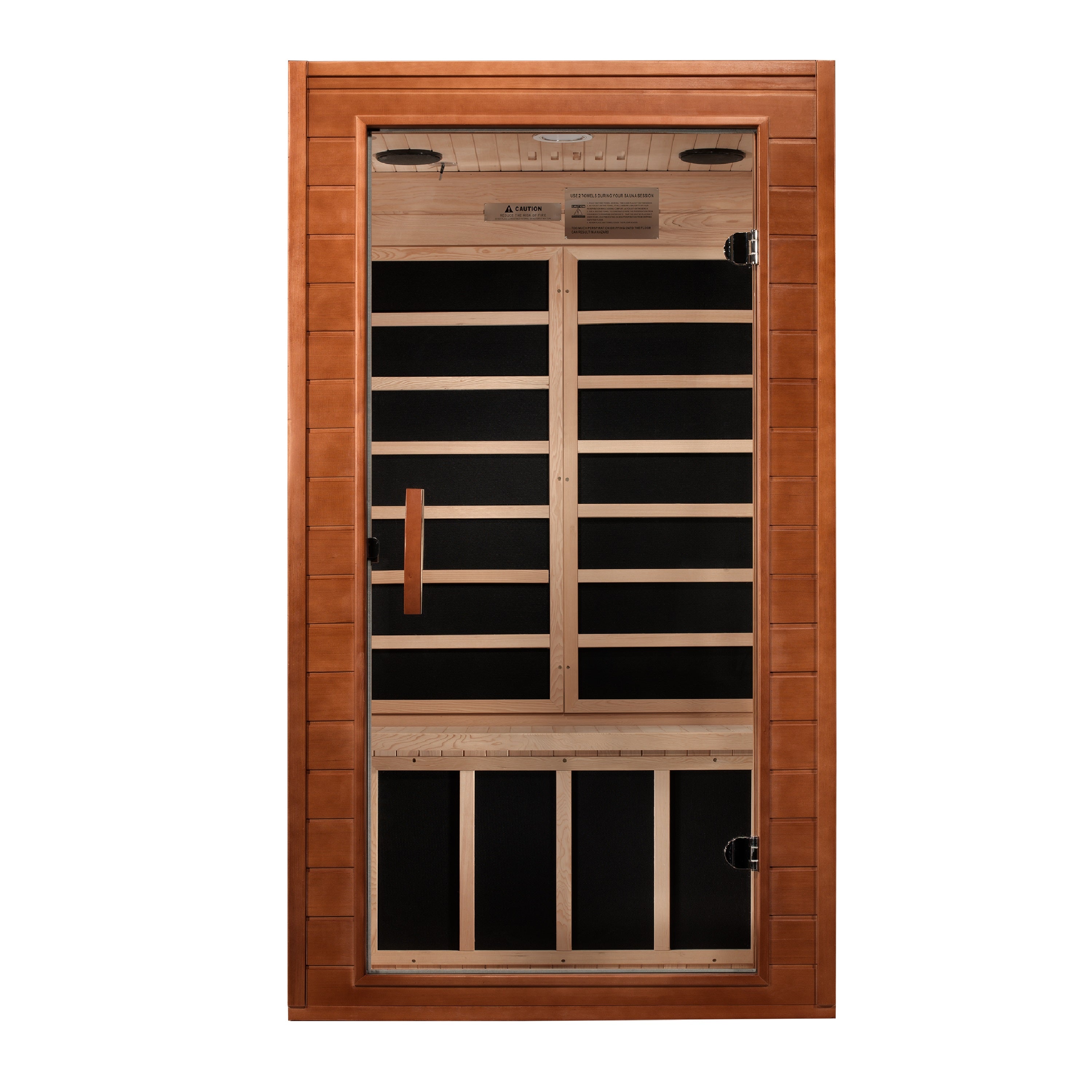 Dynamic Avila 1-2-person Low EMF (Between 5-10MG) FAR Infrared Sauna (Canadian Hemlock)
