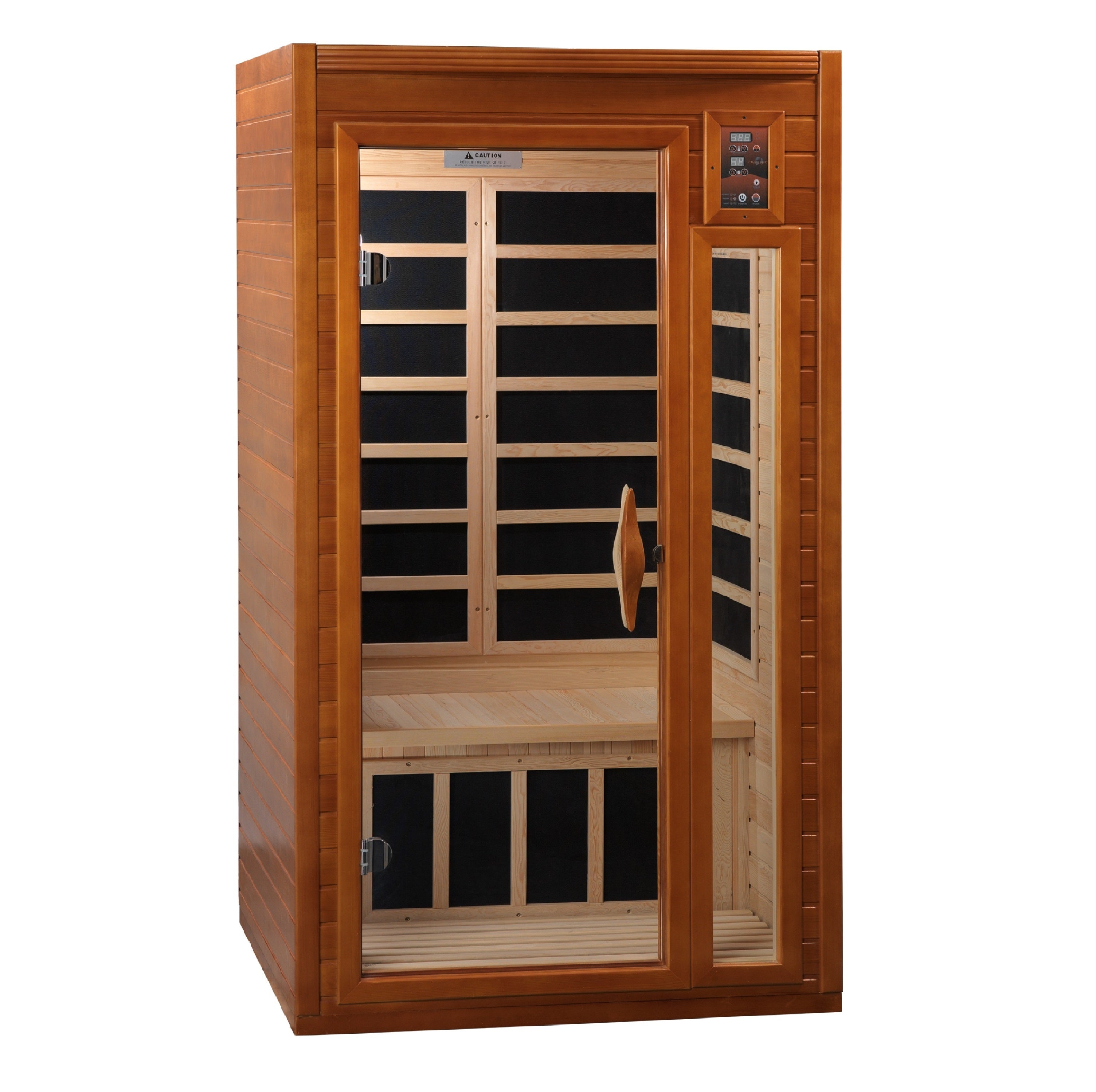 Dynamic Barcelona Elite 1-2-person Ultra Low EMF (Between 3-5MG) FAR Infrared Sauna (Canadian Hemlock)