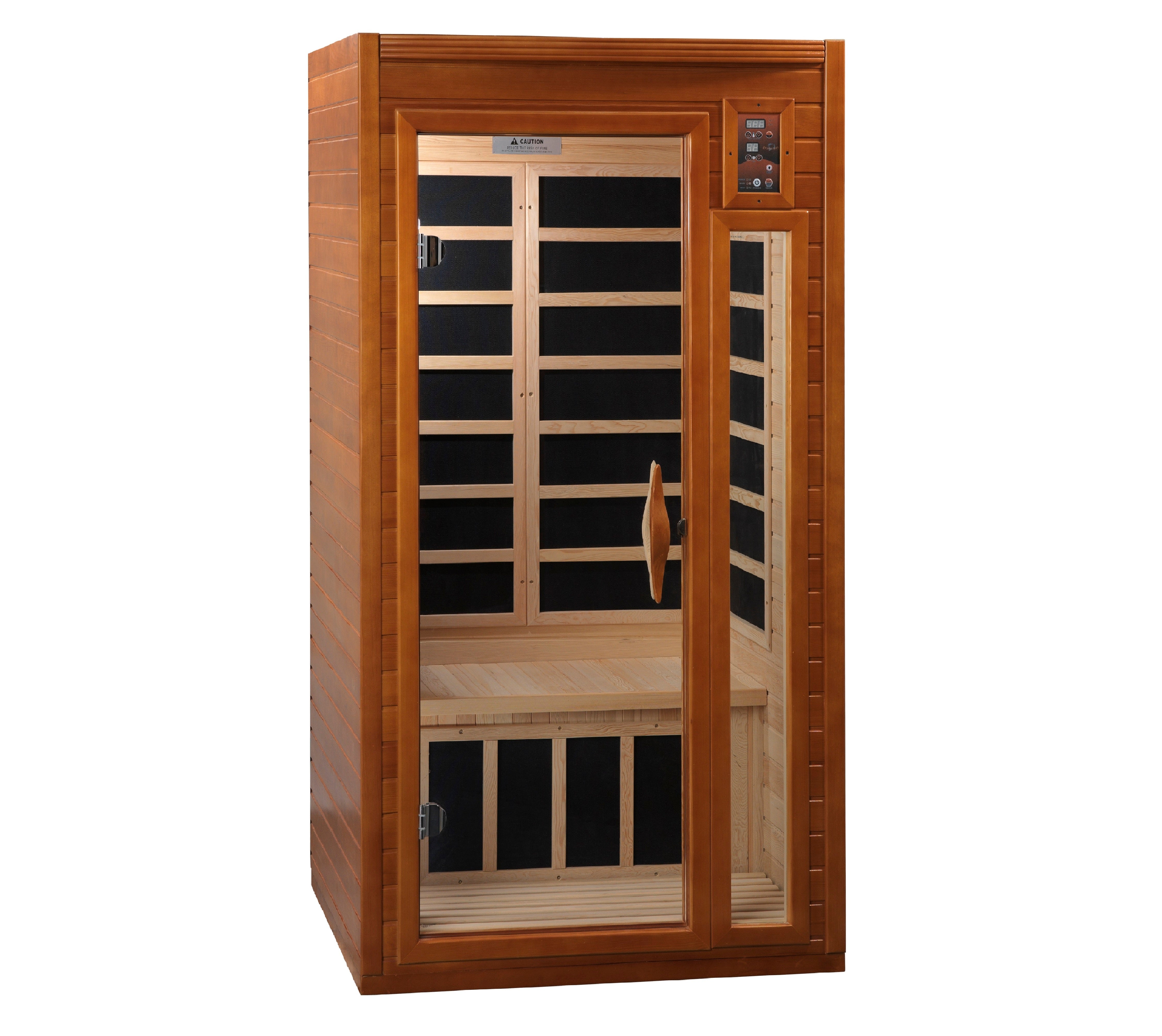 Dynamic Barcelona Elite 1-2-person Ultra Low EMF (Between 3-5MG) FAR Infrared Sauna (Canadian Hemlock)