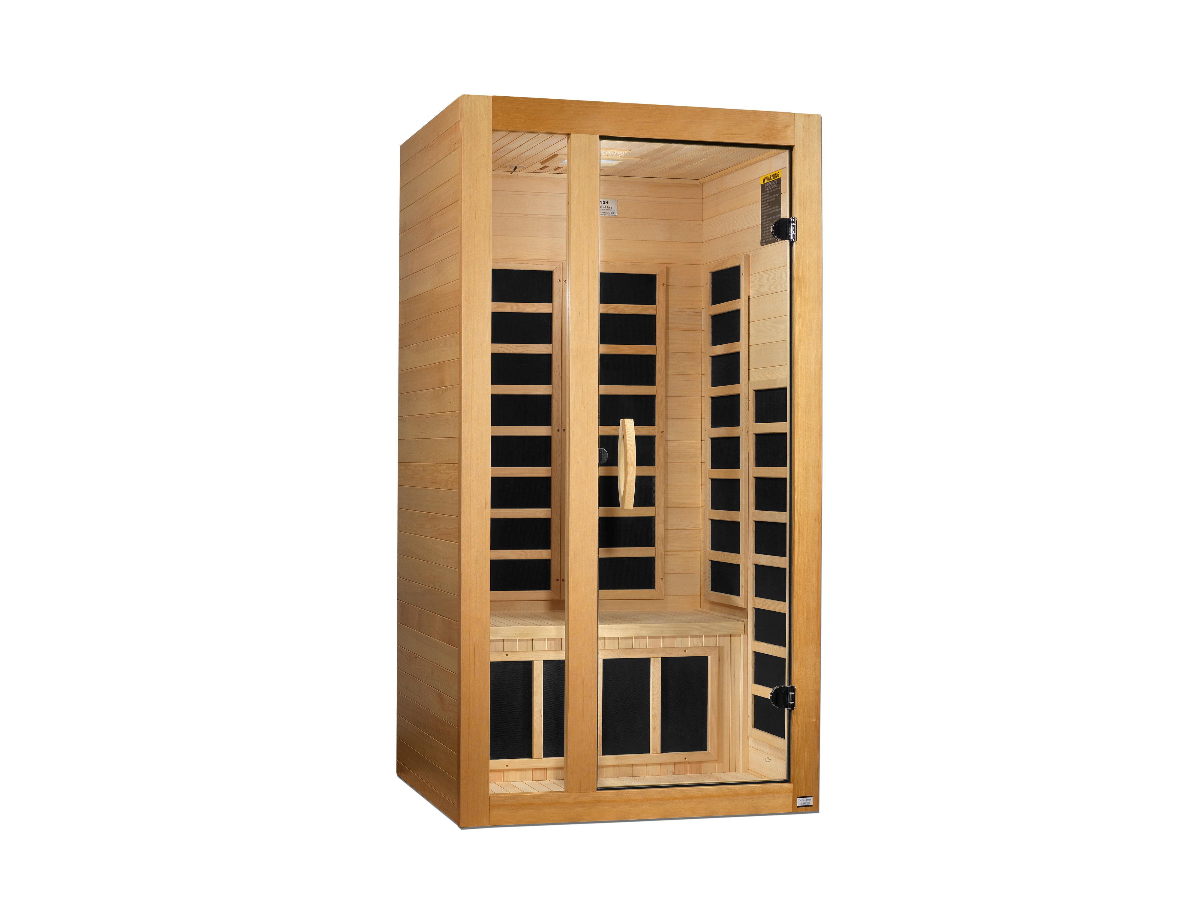 Dynamic Gracia Elite 1-2-person Ultra Low EMF (Between 3-5MG) FAR Infrared Sauna (Canadian Hemlock)