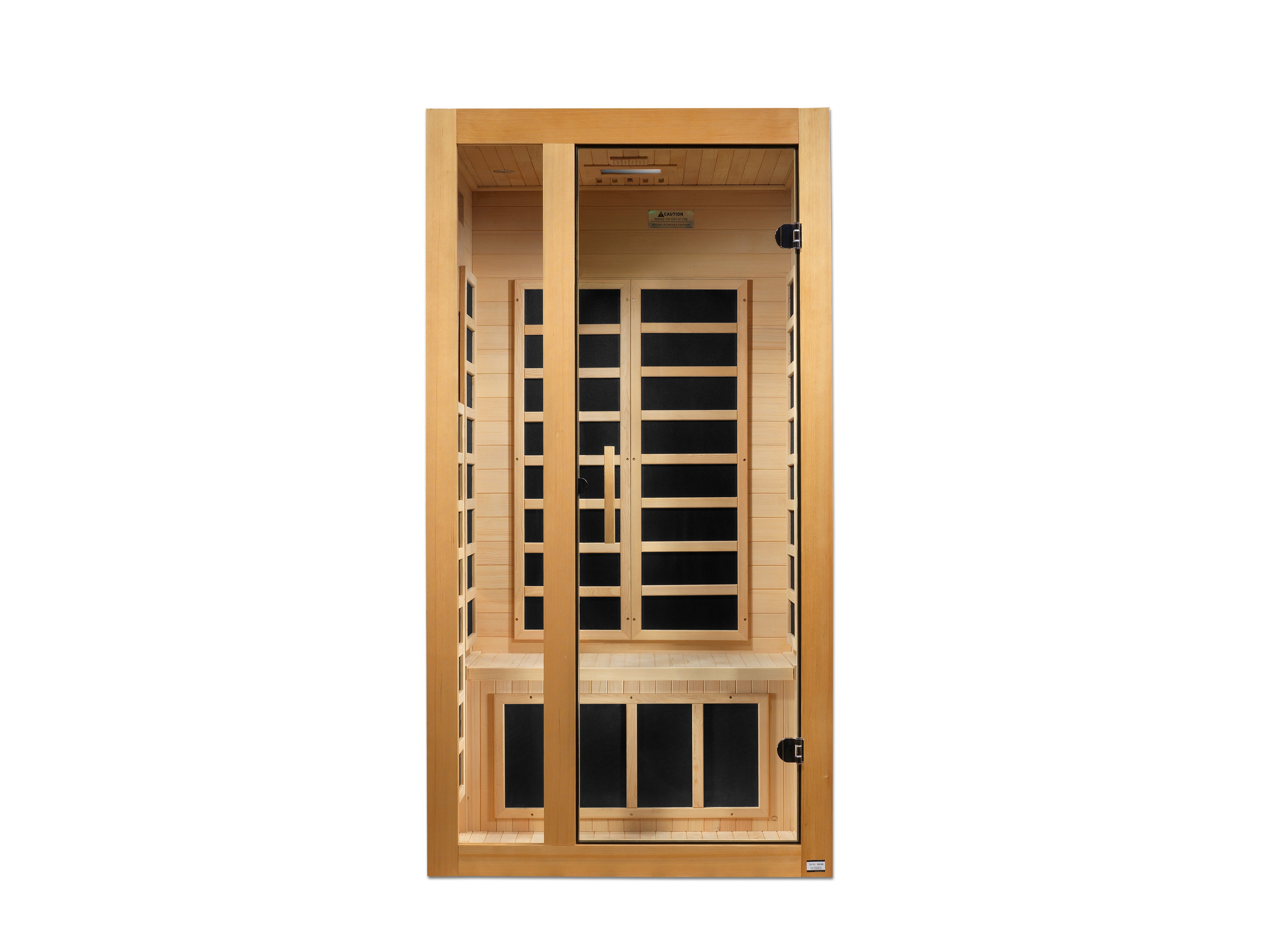 Dynamic Gracia Elite 1-2-person Ultra Low EMF (Between 3-5MG) FAR Infrared Sauna (Canadian Hemlock)