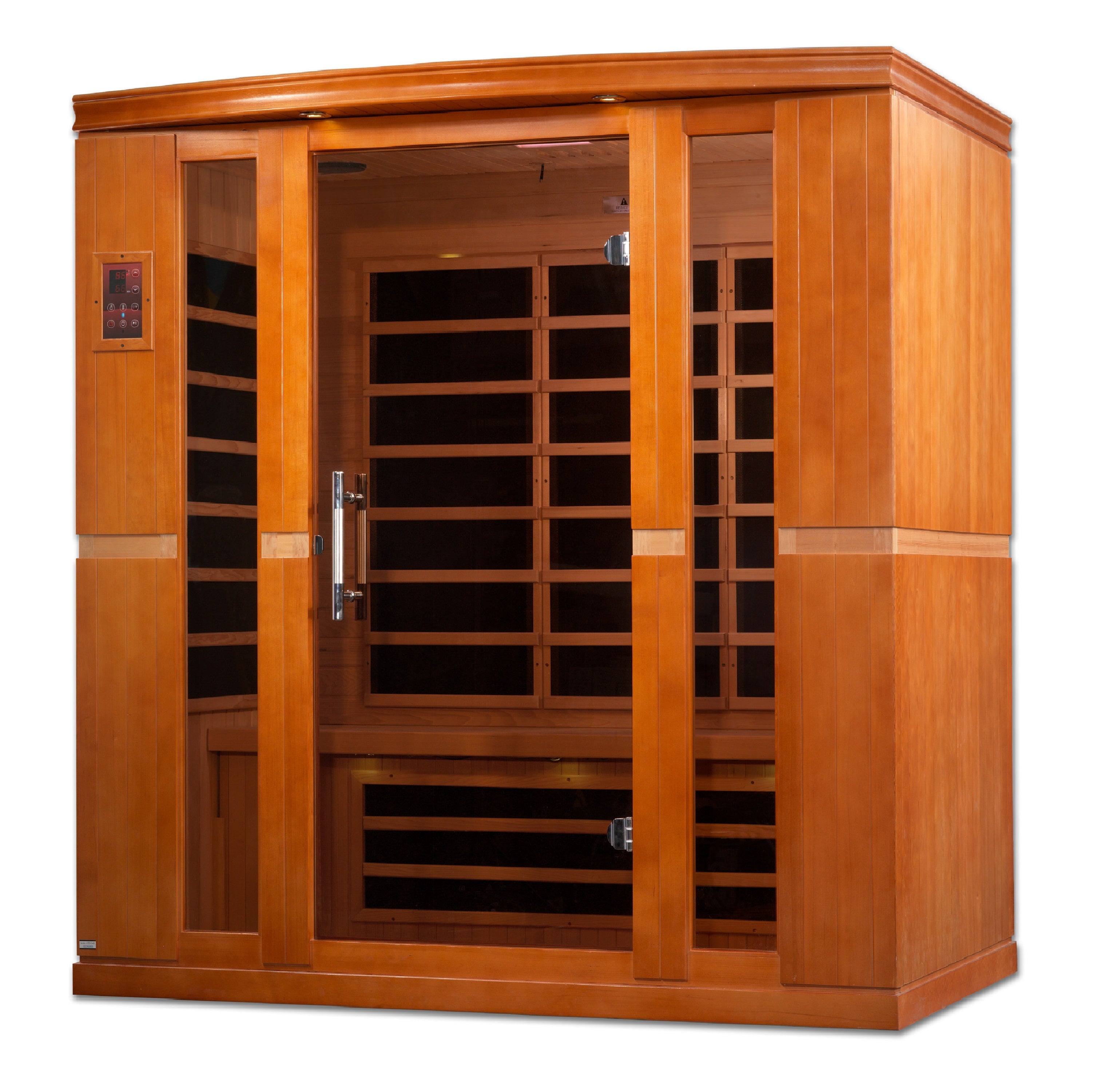 Dynamic Bergamo Elite 4-person Ultra Low EMF (Between 3-5MG) FAR Infrared Sauna (Canadian Hemlock)