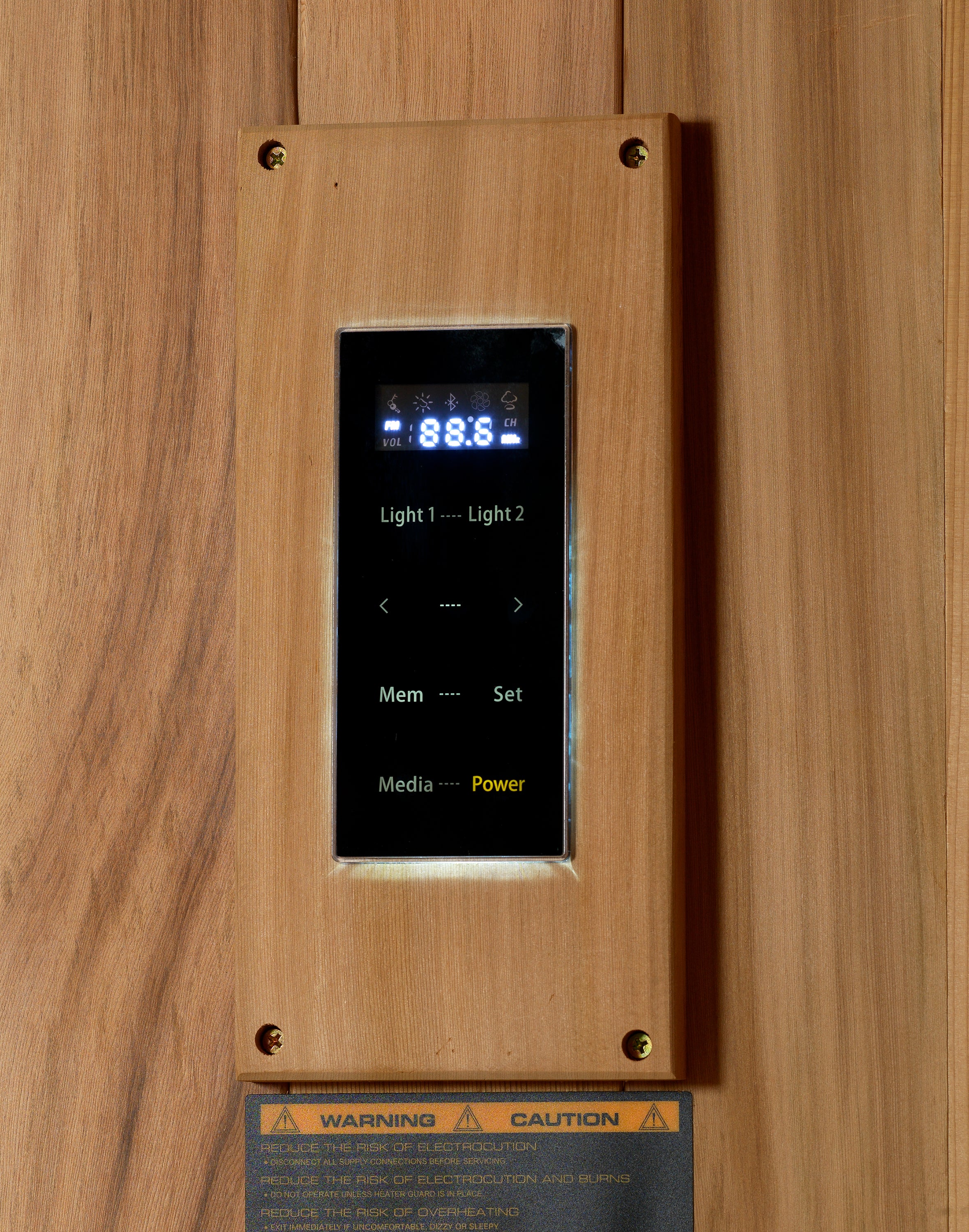 Golden Designs "Kuusamo Edition" 6 Person Indoor Traditional Sauna (GDI-7206-01) - Canadian Red Cedar Interior