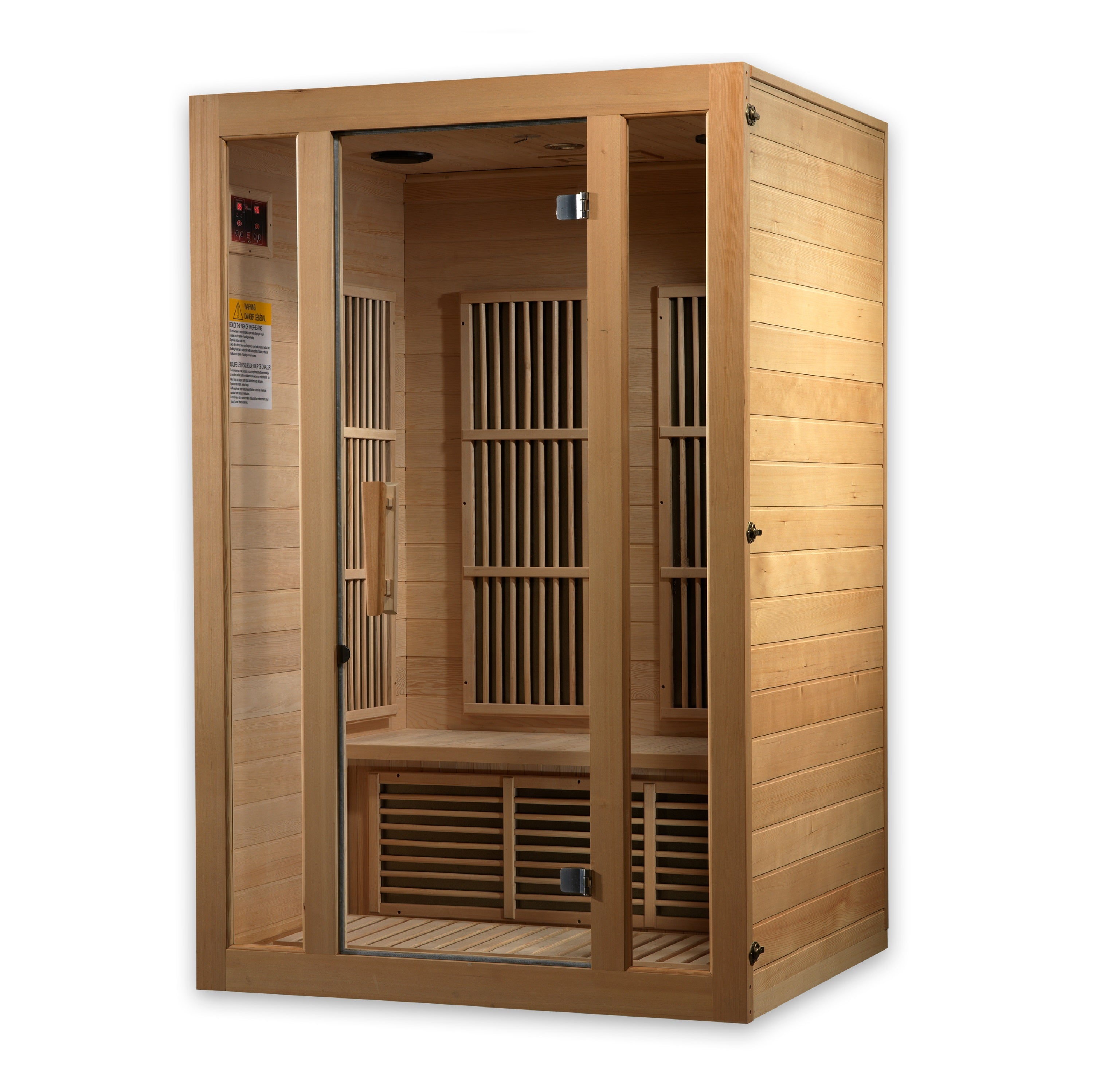 Maxxus Seattle 2-Person Near Zero EMF (Under 3MG) FAR Infrared Sauna (Canadian Hemlock)