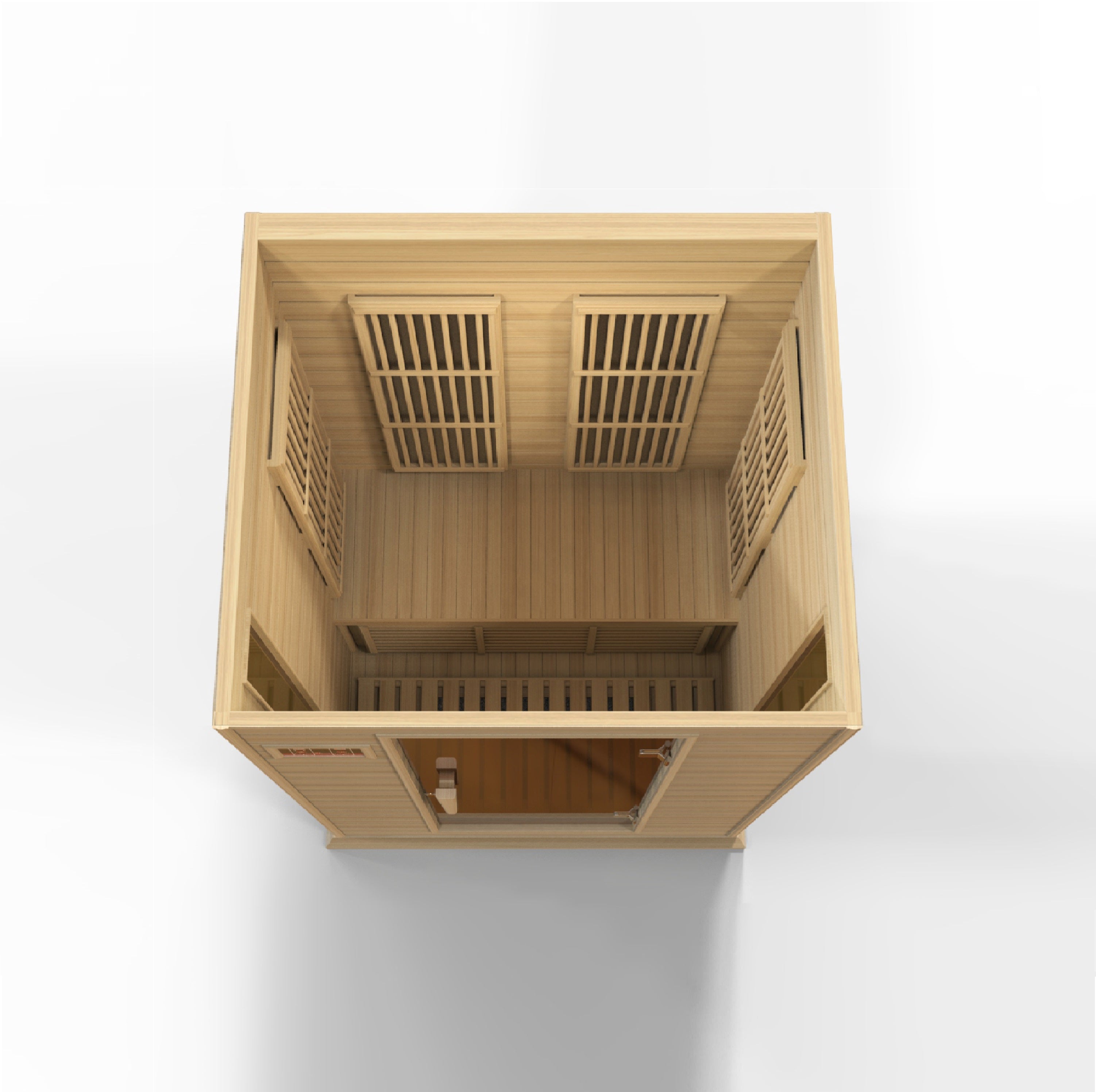 Maxxus 2-Person Near Zero EMF (Under 3MG) FAR Infrared Sauna (Canadian Red Cedar)