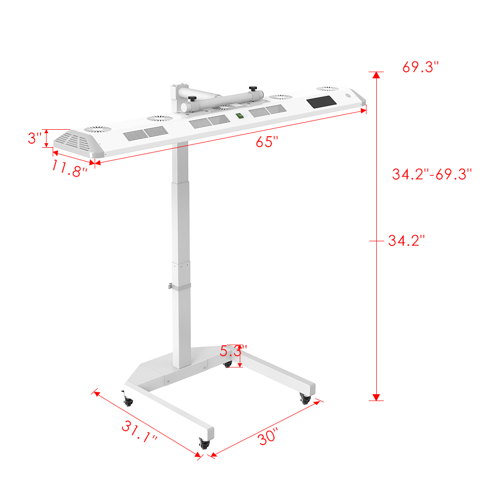 Panorama Light Therapy Panel – Full Body Red, NIR & Blue