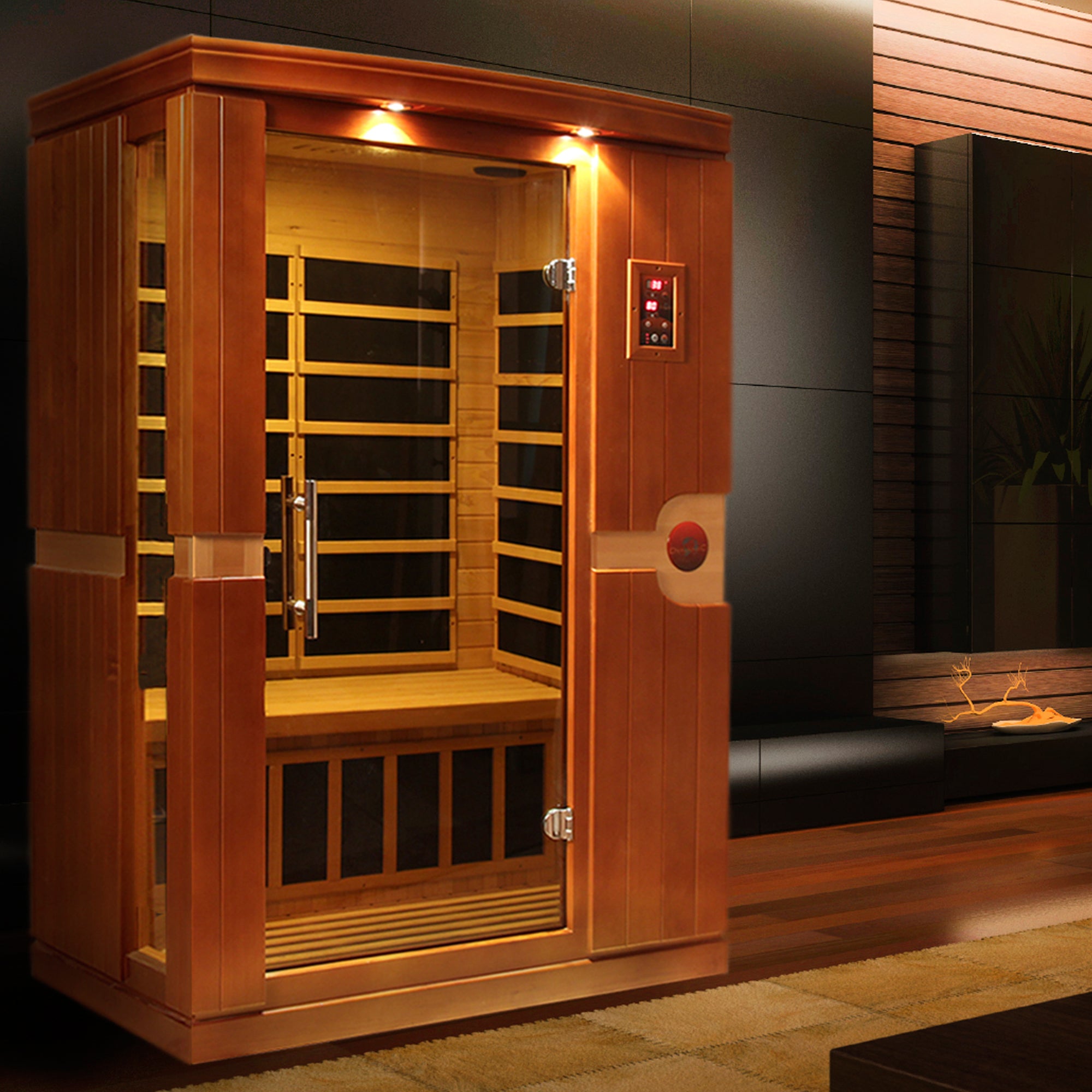 Dynamic Venice Elite 2-person Ultra Low EMF (Between 3-5MG) FAR Infrared Sauna (Canadian Hemlock)