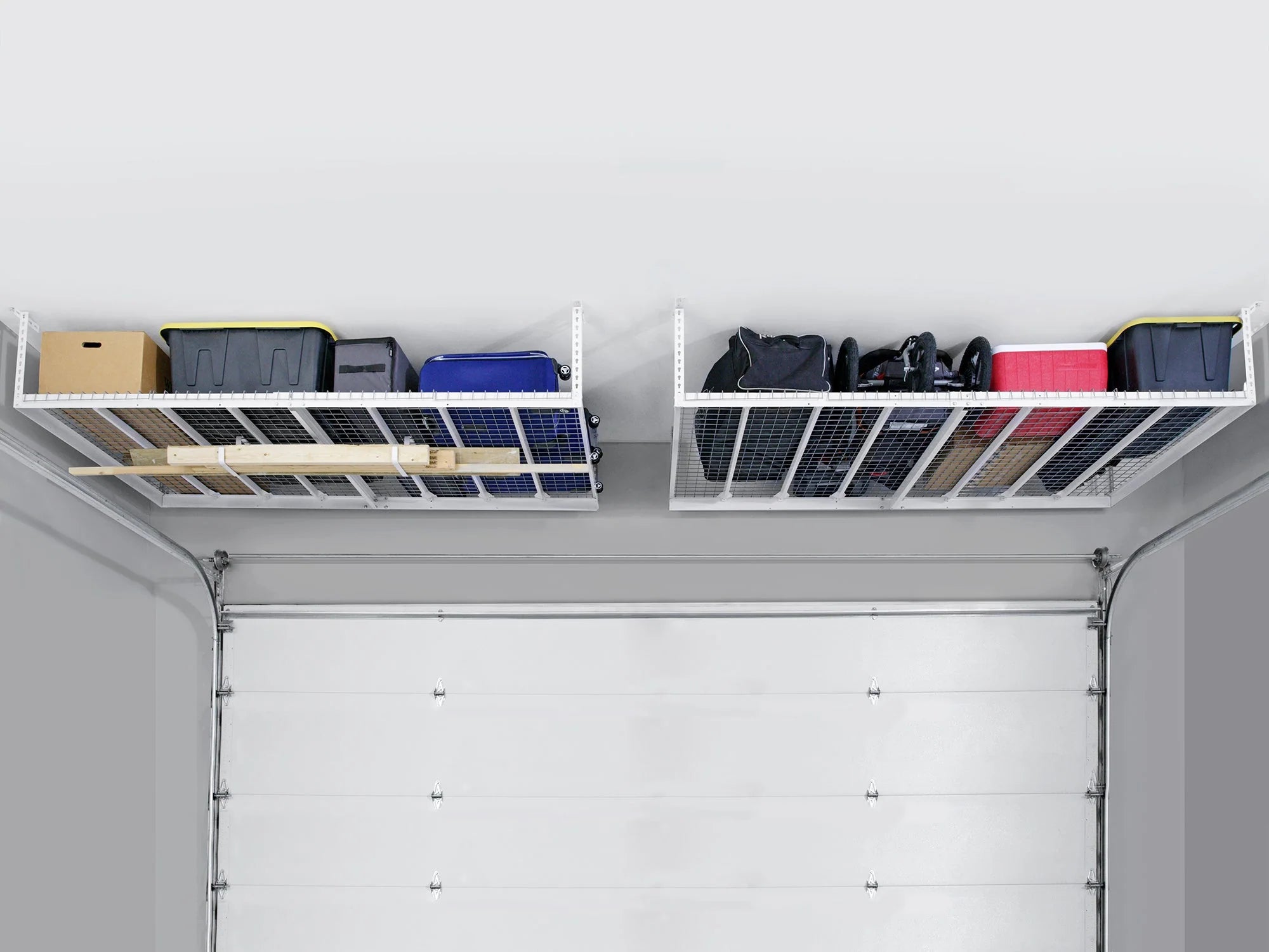 Versarac 4' X 8' Adjustable Overhead Rack · Heavy-Gauge Steel · 600 Lbs Capacity · Ceiling-Mounted