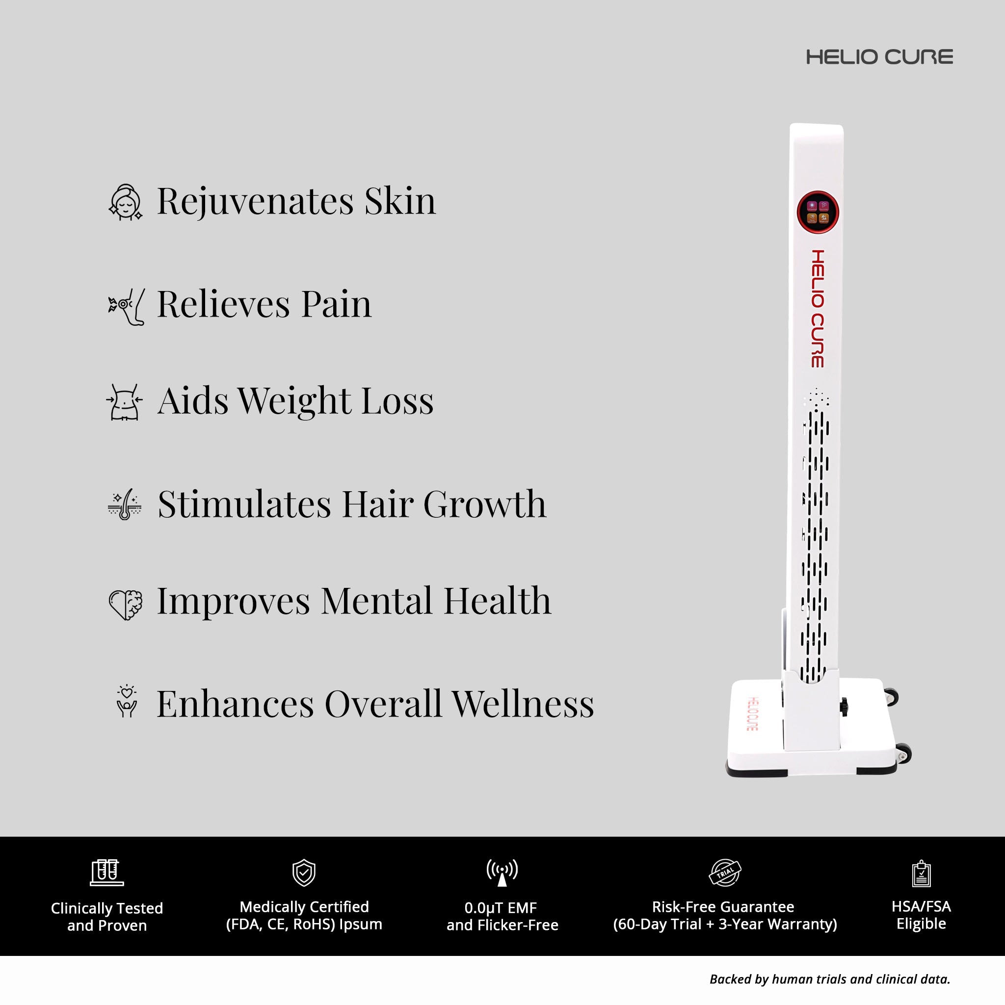 Helio Glow Red Light Therapy Panel